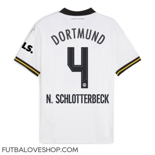 Dres Borussia Dortmund Nico Schlotterbeck #4 Tretina 2024-25 Krátky Rukáv